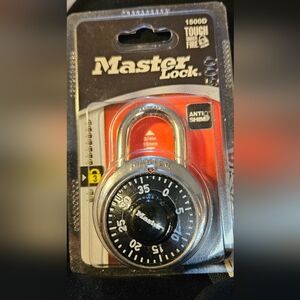 Black and Silver Combination Padlock